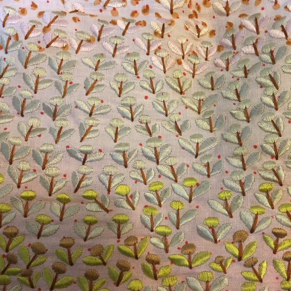 anthropologie hd in paris ombre petals skirt peach - Picture 7 of 7